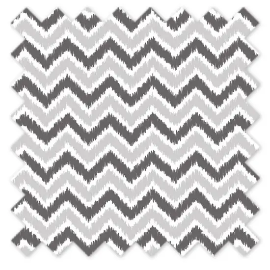 Bacati - Mix N Match Gray Chevron/Dots Play Tent for Kids/Toddlers, 100% Cotton Percale Fabric Cover image {4}