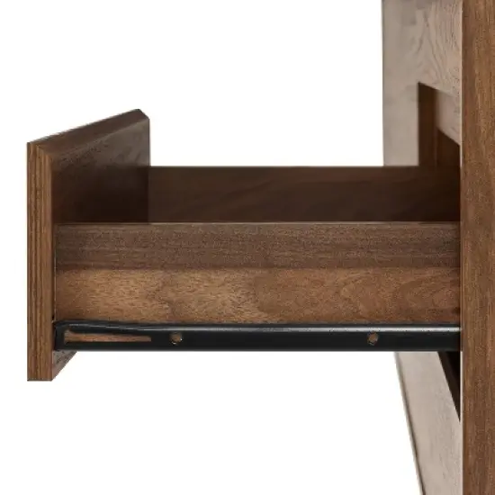 Teagan Record Storage Sideboard Brown Oak - Crosley image {15}