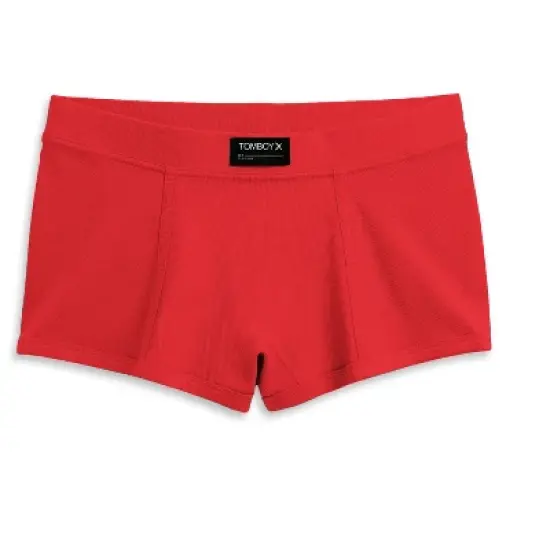 TomboyX Boy Short Underwear, Organic Cotton Rib Stretch Comfort Boxer Briefs image {6}
