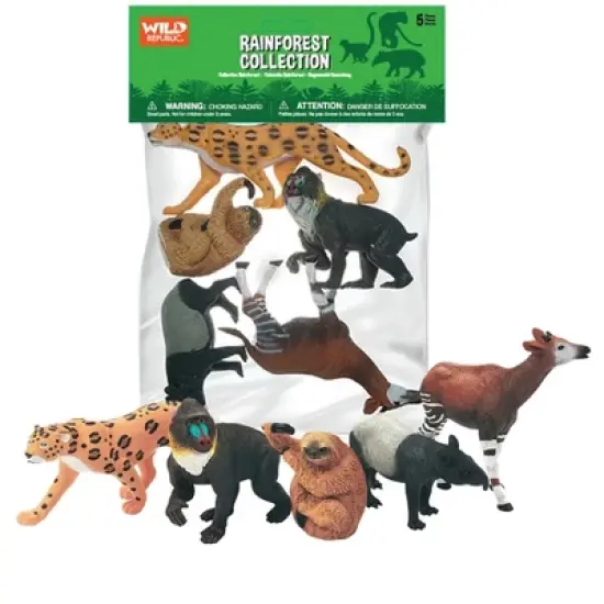 Wild Republic Polybag Rainforest Animal Figure, 12 Inches image {1}