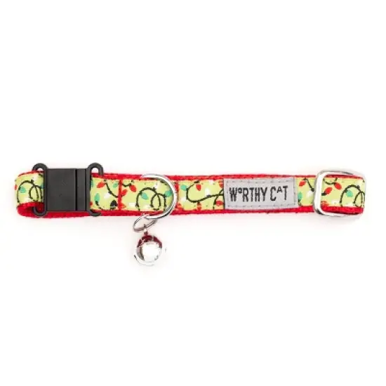 The Worthy Dog Lit Breakaway Adjustable Cat Collar image {2}