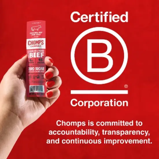Chomps Chomplings Original Beef Mini Sticks - 3oz/6ct image {5}