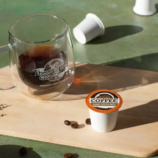 Fresh Roasted Coffee - 48 CT FRC Signature Dark Roast Single Serve Pods image {3}