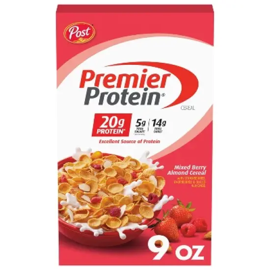 Post Premier Protein Mixed Berry Cold Cereal - 9oz image {8}