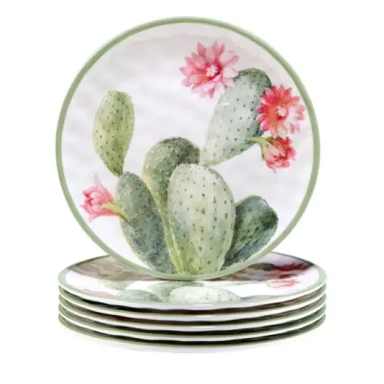 Set of 6 Desert Beauty Salad Plates - Certified International image {3}