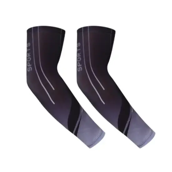 Unique Bargains Perspiration Wicking Arm Sleeves 1 Pair image {5}