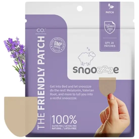 The Friendly Patch Snooze Sleep patches 28 Melatonin, Valerian Root, Ashwagandha, Magnesium image {13}