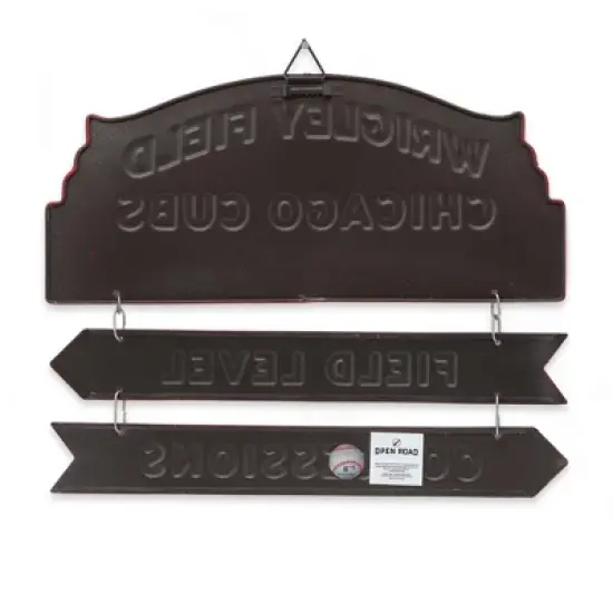 MLB Chicago Cubs Baseball Field Metal Panel image {2}
