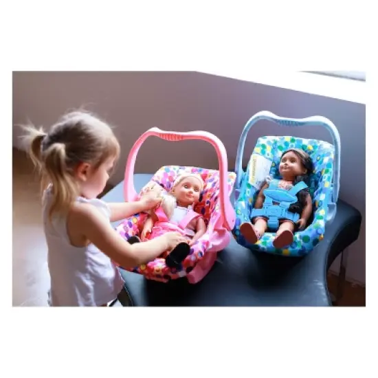 Joovy Baby Doll Car Seat - Blue Dot image {4}