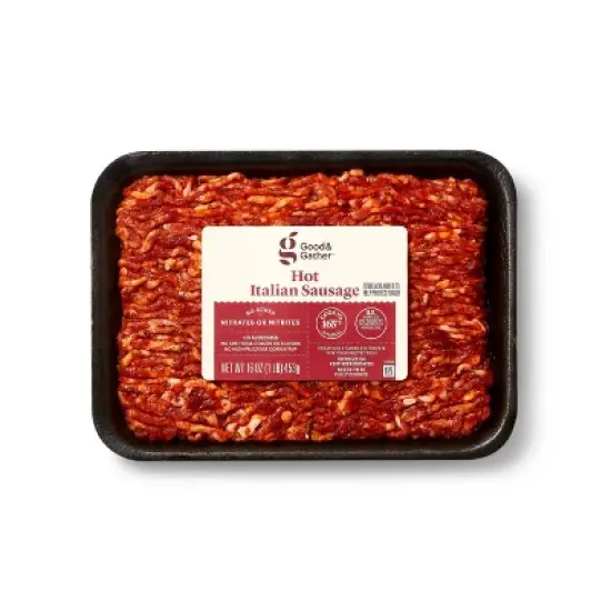 Hot Ground Italian Sausage - 16oz - Good & Gather&trade; image {3}