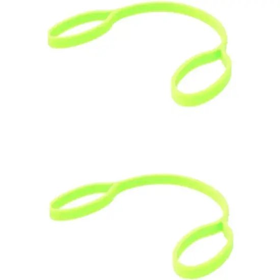 Chewigem Chewipal Chewable Strap, Glow, Set of 2 image {1}