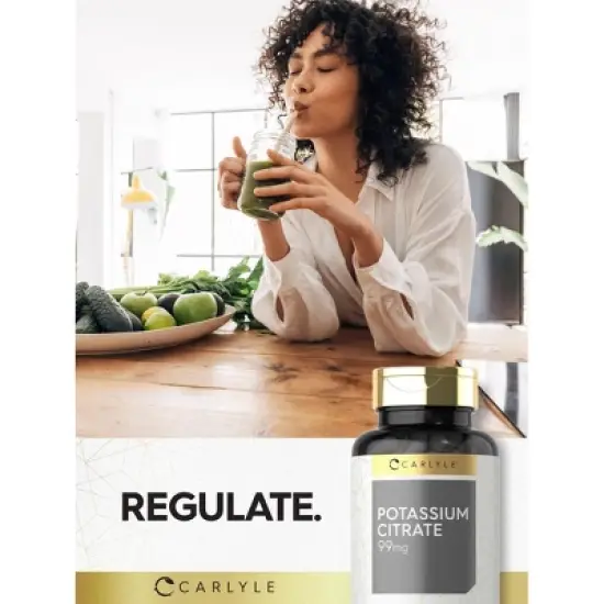 Carlyle Potassium Citrate 99mg | 200 Capsules image {5}