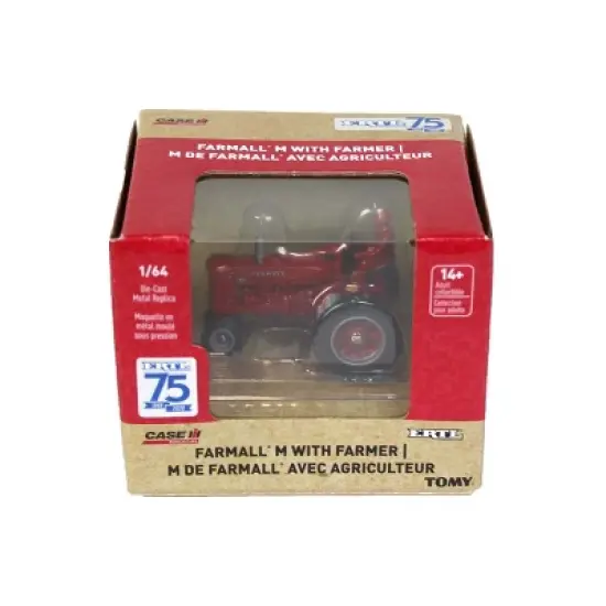 1/64 Limited Edition IH Farmall "M" with Man, ERTL 75th Anniversary, One Time Production 44205 image {3}