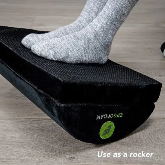 ErgoFoam Adjustable Foot Rest Under Desk for Added Height image {2}