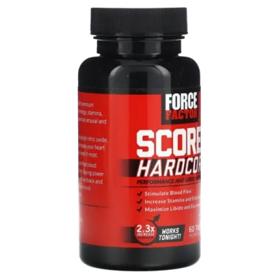 Force Factor Score! Hardcore, Performance and Libido Intensifier, 60 Tablets, 60 Tablets image {3}