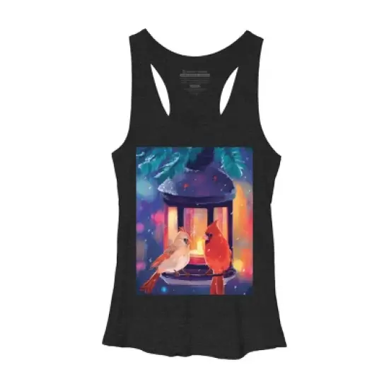 Women's Design By Humans Christmas in the Air By Mellodee Racerback Tank Top image {3}