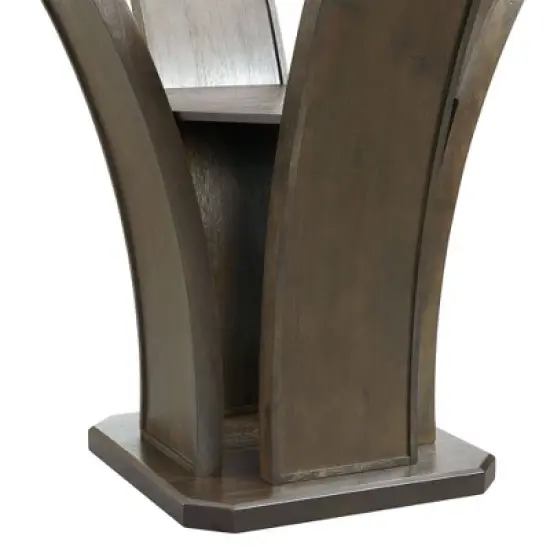 Simms Round Counter Height Dining Table Walnut - Picket House Furnishings image {5}