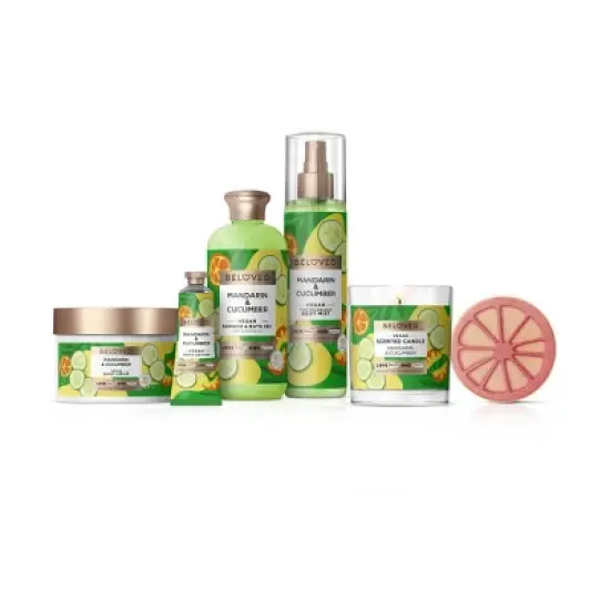 Beloved Mandarin & Cucumber Water Body Cream - 10oz image {6}