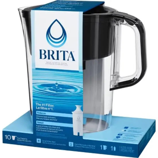 Brita Water Filter 10-Cup Tahoe Water Pitcher Dispenser with Standard Water Filter image {2}