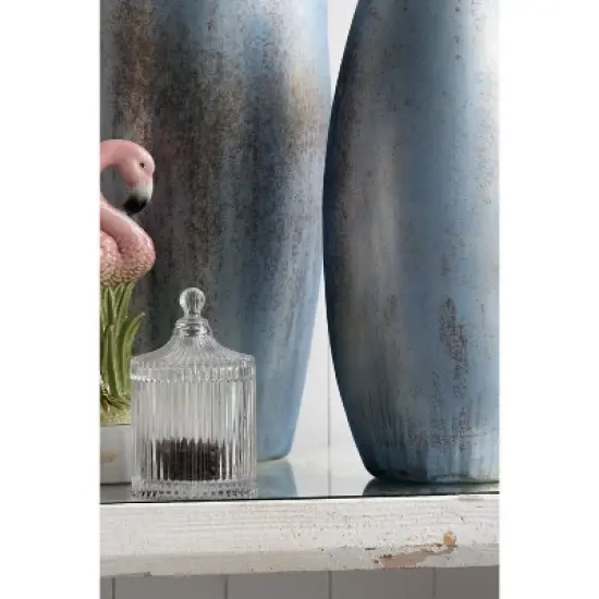 D4x6inAncell Lidded Glass Jar image {5}