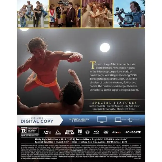 The Iron Claw (Blu-ray + DVD + Digital) image {1}