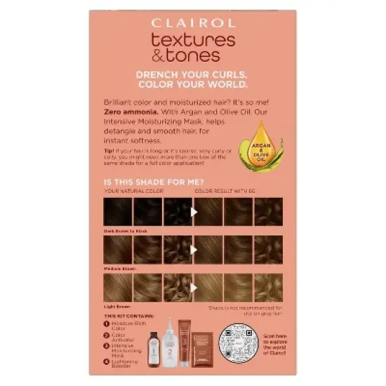 Clairol Textures & Tones Permanent Hair Color Cream image {1}