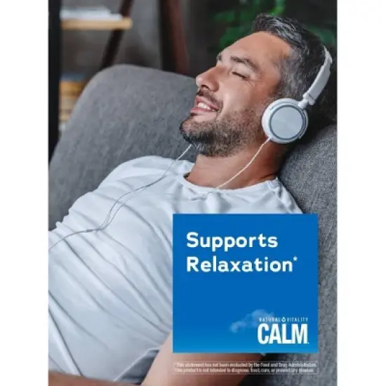 Natural Vitality CALM Anti-Stress Vegan Magnesium Supplement Powder - Orange - 8oz image {2}