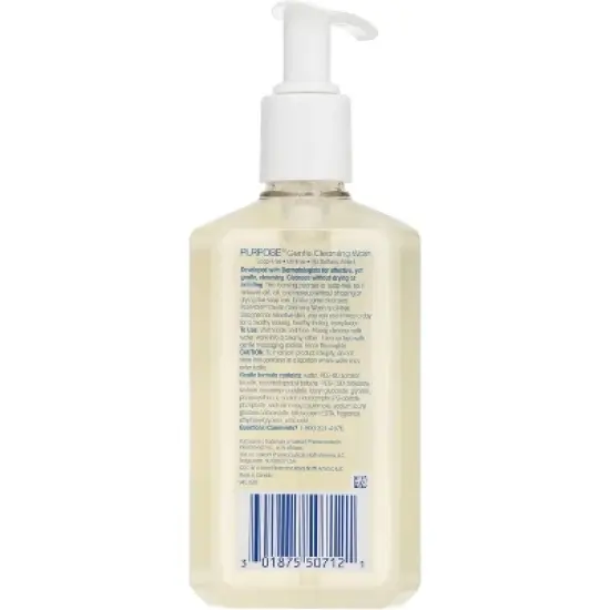 Purpose Gentle Cleansing Wash Oil Free All Skin Types 12 fl ounce image {3}