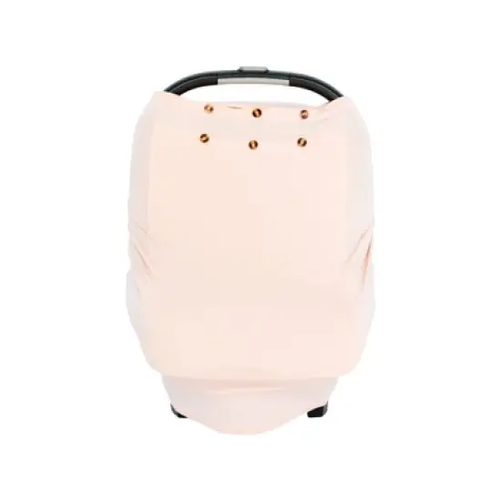 Snuggle Shield LUXE Protection Rayon from Bamboo Multi Use Antimicrobial Air Filtering Infant Car Seat/Nursing Cover - Pink image {12}
