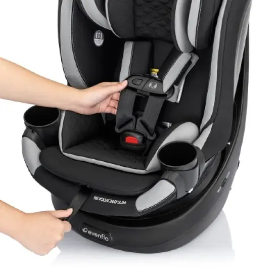 Evenflo Revolve 360 Slim 2-in-1 Rotational Convertible Car Seat with Quick Clean Cover image {11}