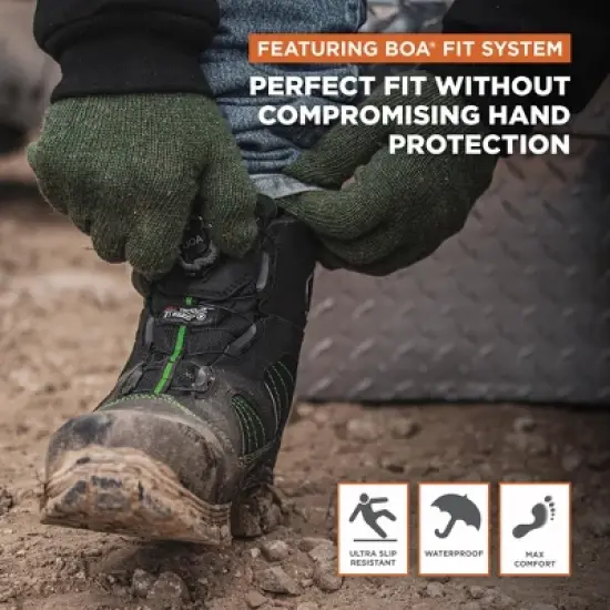 RefrigiWear Men's Extreme Hiker Waterproof Insulated Boots with BOA Fit Lacing System image {3}