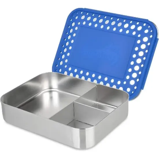 LunchBots Large Trio Stainless Steel Bento Box image {9}