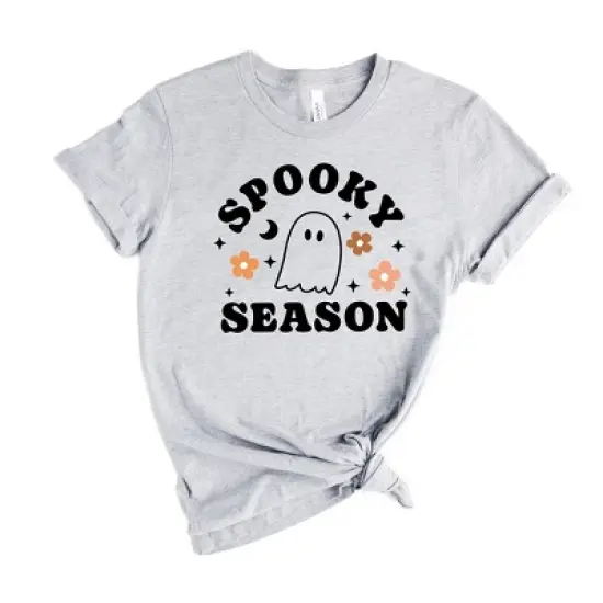 Simply Sage Market Women's Spooky Season Flowers Short Sleeve Graphic Tee image {3}
