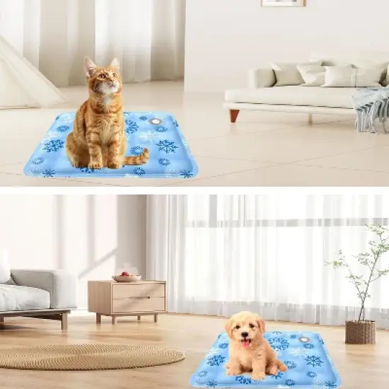 Summer Pet Ice Cushion for Dogs and Cats, Pet Cooling Pad, Cool but not ice, Long-lasting Cooling, removable and washable ANTI-scratch wear-resistant image {3}