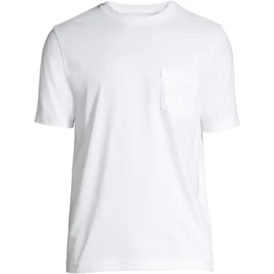 Lands' End Men's Super-T Short Sleeve T-Shirt with Pocket image {7}