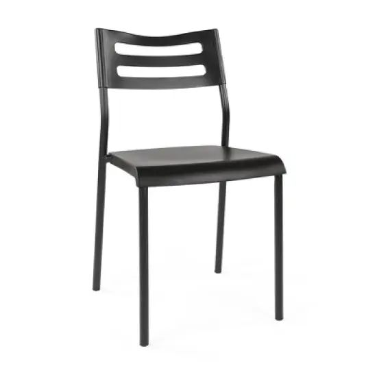 Plastic Desk Chair with Metal Frame - Humble Crew image {6}