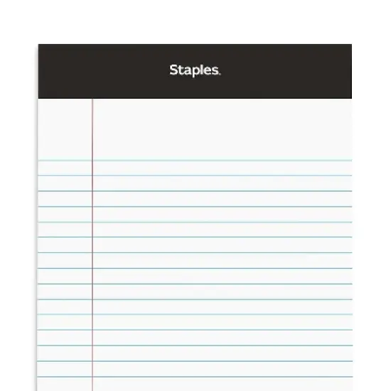 MyOfficeInnovations Notepads 5" x 8" Narrow White 50 Sheets/Pad 12 Pads/Pack 163873 image {5}
