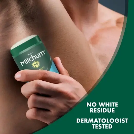 Mitchum Men's 48-Hour Sweat + Odor Protection Solid Antiperspirant Deodorant - Clean Control - 2.7oz image {8}
