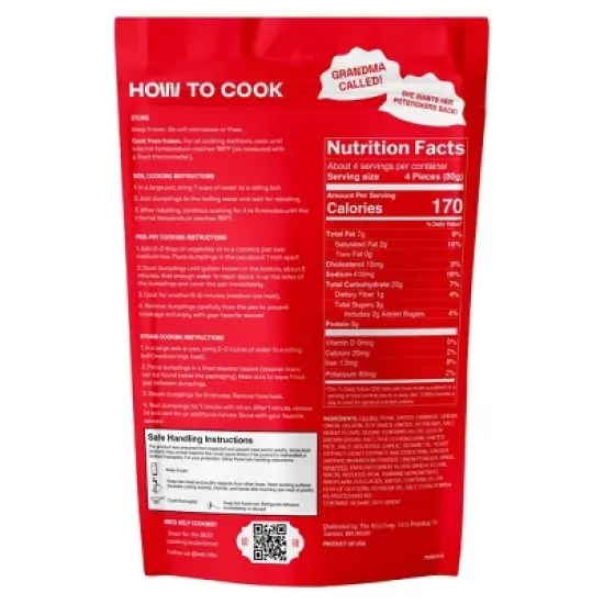 MiLa Frozen Potsticker Dumpling Pork - 9.9oz image {1}