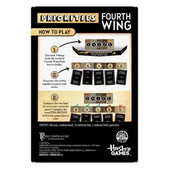 Priorities Fourth Wing Edition Card Games image {6}