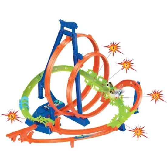 Hot Wheels Epic Crash Dash Track Set image {3}
