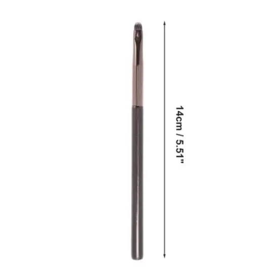 Unique Bargains Durable Undereye Makeup Brush Brown 1 Pc image {1}