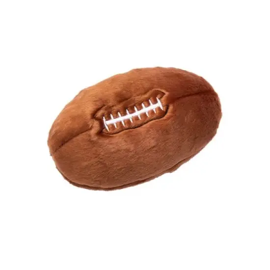 Fluff & Tuff Football Plush Dog Toy image {3}