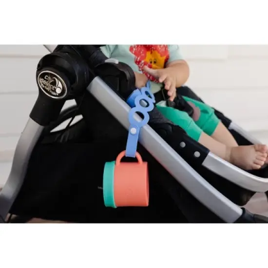 morepeas Baby Toy and Cup Strap - Blueberry image {5}