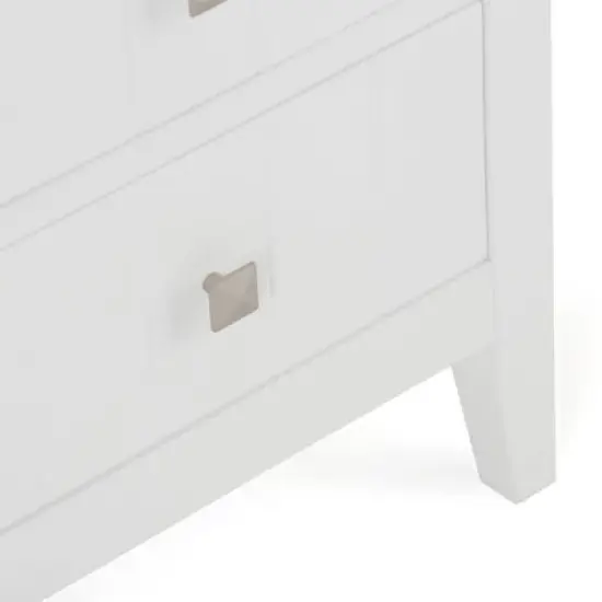 Normandy Four Drawer Floor Storage Bath Cabinet White - WyndenHall image {6}