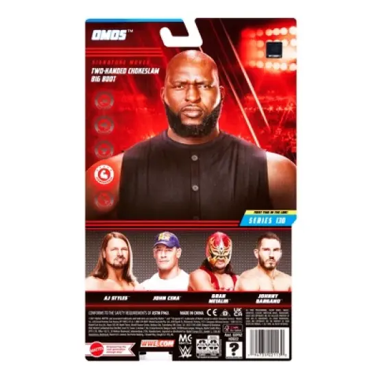 WWE Series 130 Omos Action Figure image {1}