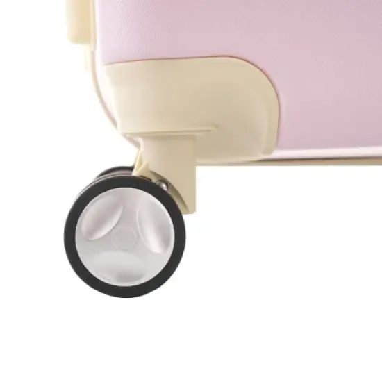 NAYSAYE Luggage 4 Piece Hardshell Luggage Set with Spinner Wheels TSA Lock Expandable for Travel, Light Pink, 31.62"*20.54"*12.46" image {2}