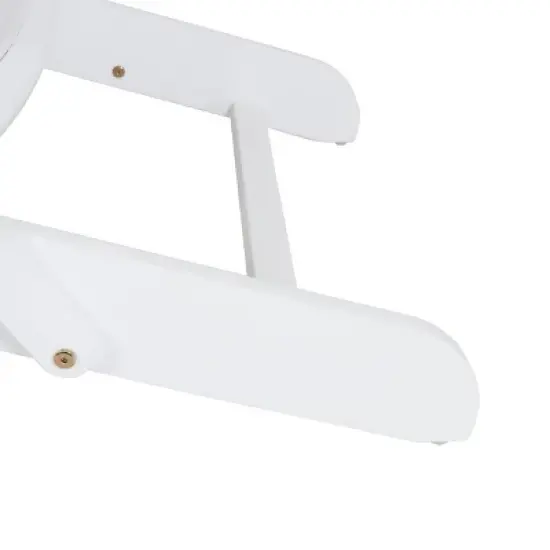 2pk Bellwood Outdoor Acacia Wood Folding Adirondack Chairs White - Christopher Knight Home image {6}