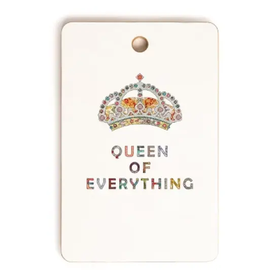 Bianca Green Queen of Everything Cutting Board - Deny Designs image {3}