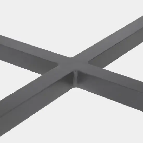 Greemotion 5pc Lyon 3-in-1 Outdoor Convertible Patio Dining Set with Cushioned Chairs Brown: Aluminized, UV-Resistant, 4-Seater image {13}